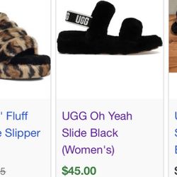 Black Oh Yeah Uggs Size 6