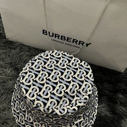 Burberry Mono Bucket Hat 