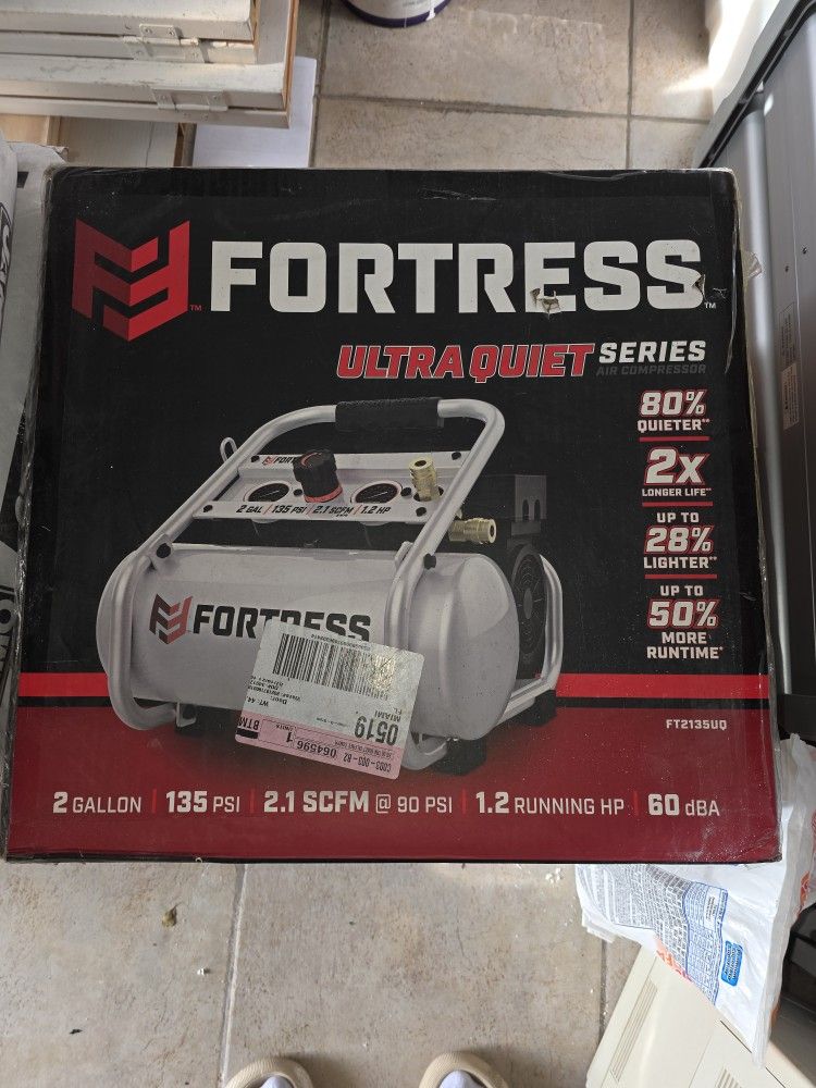 Fortress 2 Gallon Air Compressor NEW