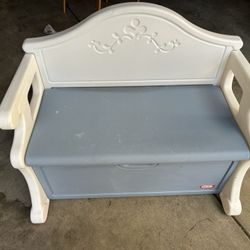 Vintage Little Tikes Storage Bench