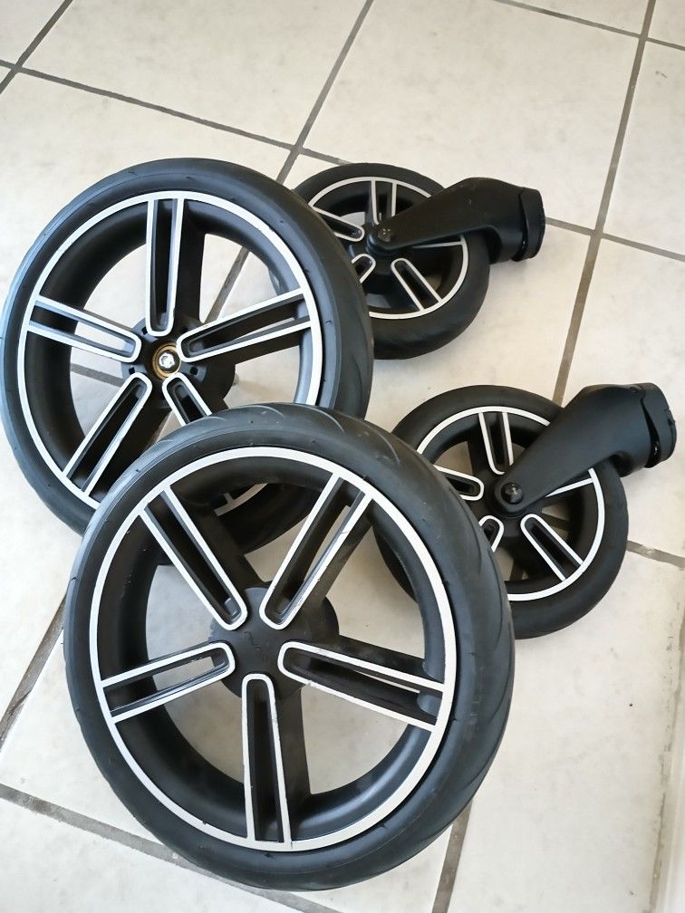 NEW NUNA MIXX REPLACEMENT WHEELS FOR BABY STROLLER 
