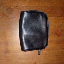 Coach Leather Zippered Pouch