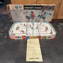 Vintage Hockey Table Game From The 60s