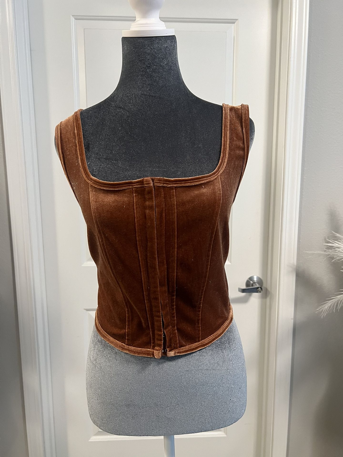 Brown Corset top