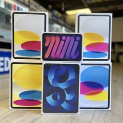 iPad 10th Gen, iPad Mini 6th Gen & iPad Air 5th Gen Available 