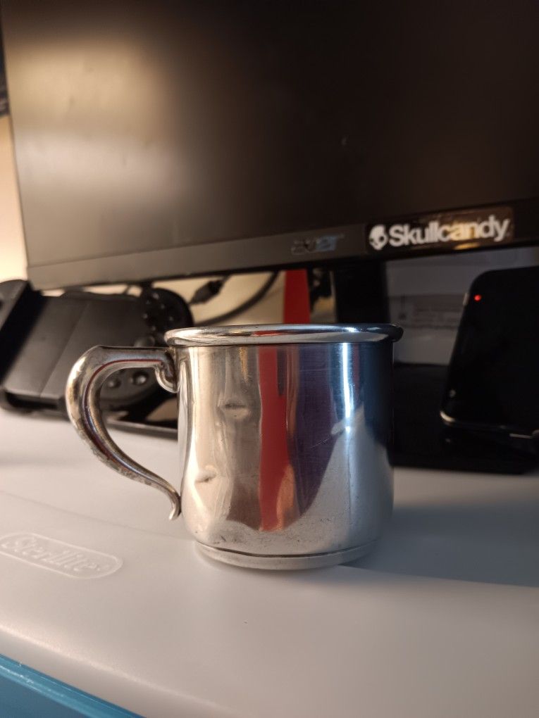 Antique Sterling Silver Small Mug (Manchester Silver Co.