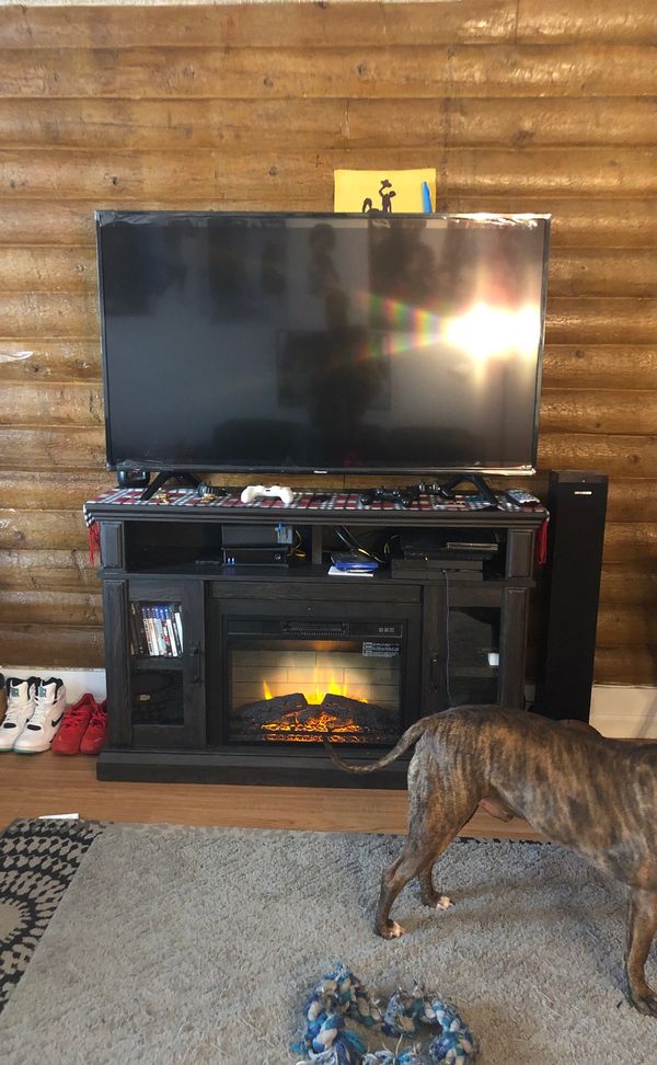 Hisense Roku Tv Fireplace Stand And Speaker For In Laramie Hisense Roku Tv Fireplace Stand And Speaker