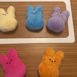 Easter Bunnny Plushy Set