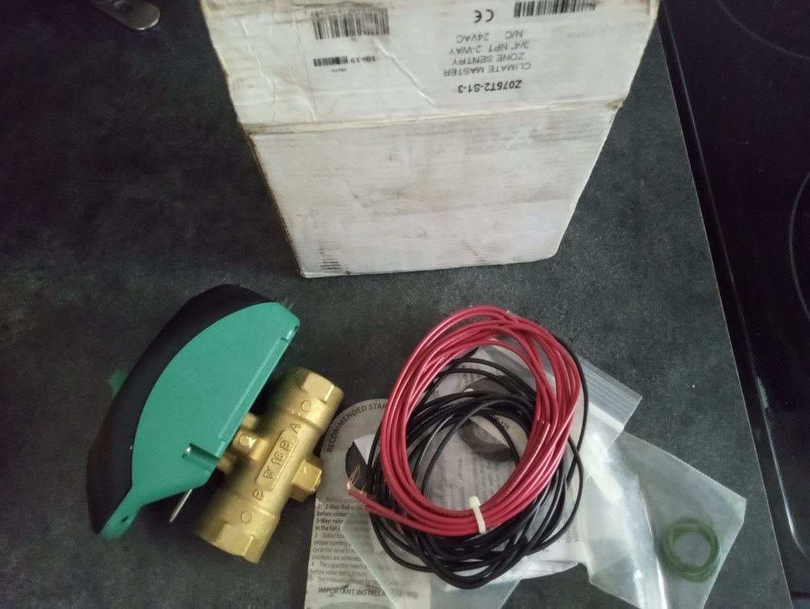 Climate Master Zone Sentry Two Way Ball Valve