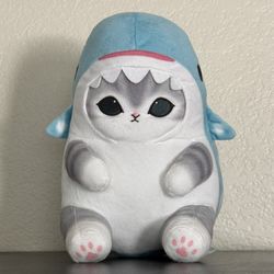 Mofusand shark plushie 11in