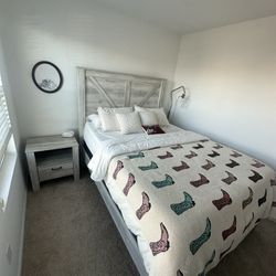 Bed frame & Night Stand