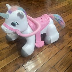 Electric Unicorn Lights Up And Charges 