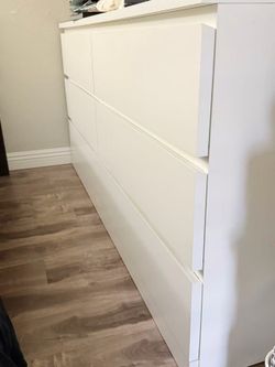 IKEA MALM 6-Drawer Dresser (White)
