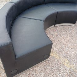 Curved 3 seat sofa