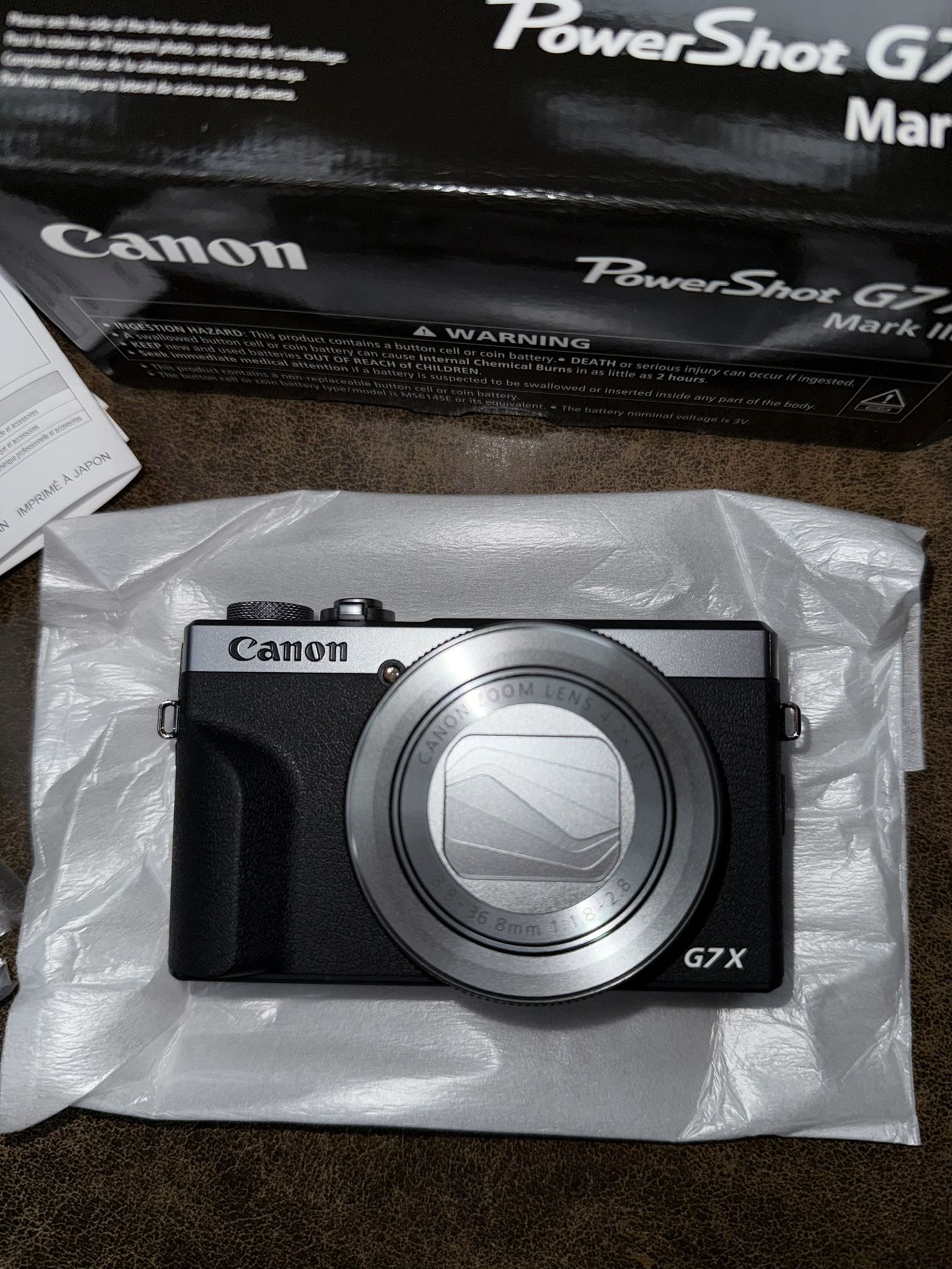 Canon G7X Mark III Silver