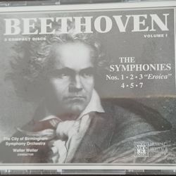 BEETHOVEN Volume 1 The Symphonies - Nos. 1 2 3 "Eroica" 4 5 7 ~ 3 CDs ~ New