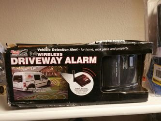 Vehicle detection alert wireless driveway alarm