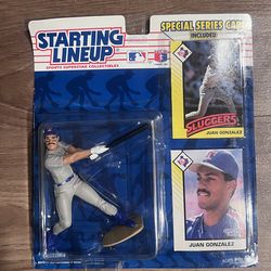Kenner Starting Lineup Juan Gonzalez Baseball Action Figure Collector Card 1993
