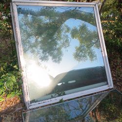 TWO HUGE MATCHING WINDOWS