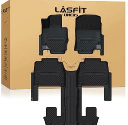 Floor Mats Fit For Mercedes Benz GLS 450/580 / 63 AMG 2026 2025 2024 2023 2022 2021 2020 (Only Fit 6 Seats), All Weather TPE Floor Liners For Mercedes