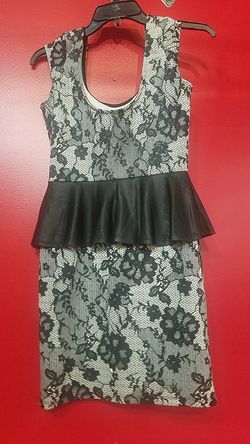 Flower Print Dress S-M