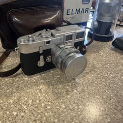 Leica M3 Camera And Accessories 