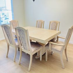 Dining Table Set with Chairs and Cabinets – $400 OBO