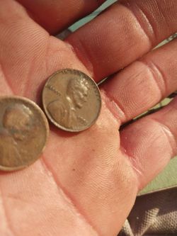 Lincoln wheat pennies