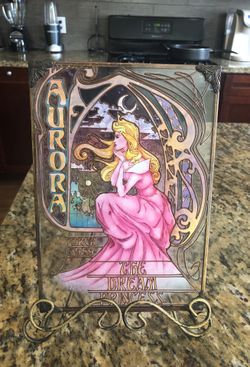 Disney Aurora Stained Glass