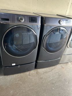 Samsung front load washer and dryer set XL