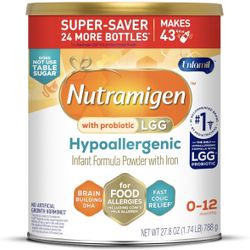 Enfamil Nutramigen Hypoallergenic Baby Formula Lactose Free 27.8 oz. EXP 11/2026