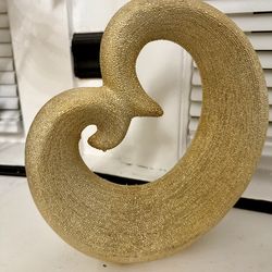 Home decoration gold heart