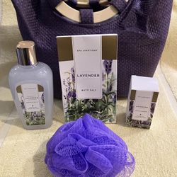 Lavender Bath Set