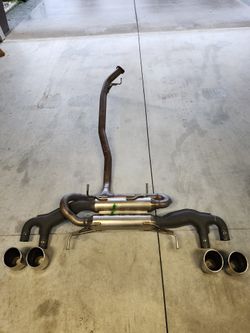 NISSAN GTR OEM EXHAUST MUFFLER SYSTEM QUAD TIP