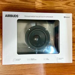 Portable Transparent Bluetooth Speaker - Airbuds Audio & Electronics Factory Sealed New