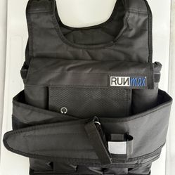 40lb Adjustable Weighted Run/Walking Vest, Like NEW, RUN MAX