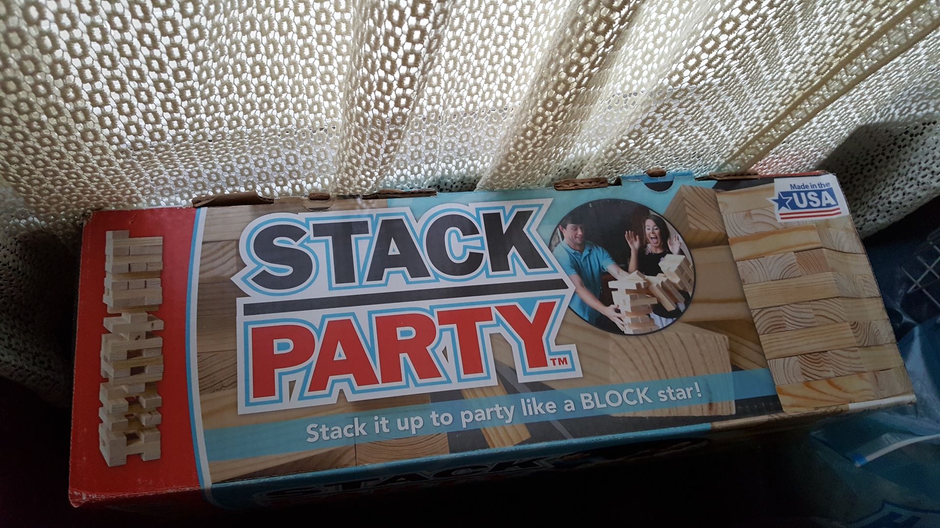 Giant Tower Game | 60 Large Blocks | Storage Crate/Outdoor Game Table | Starts Over 2.5ft Big | Max Height of 5ft | Genuine 3 Sets Sold Separately