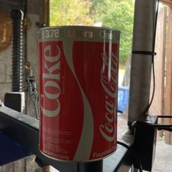 Vintage 1 Gallon Coke Cans