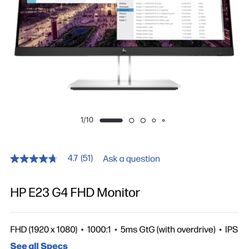 HP Monitor (NEW / CORD INCLUDED)