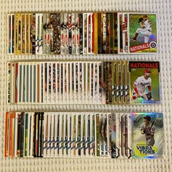 Washington Nationals 100 Card Baseball Lot!