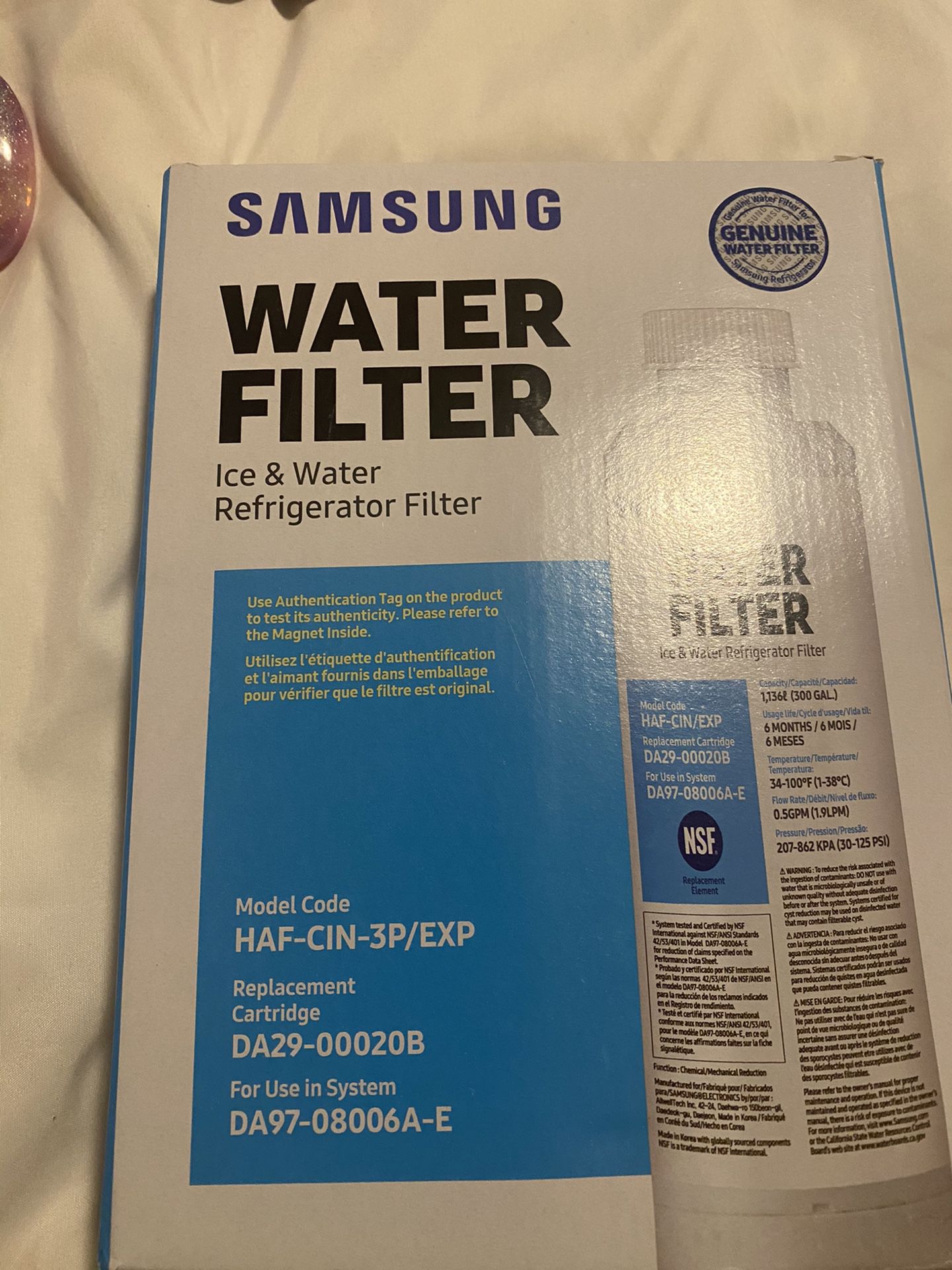 3 pack Samsung water filters