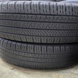 245 40 20 PAIR OF 2 PIRELLI P ZERO ALL SEASON TIRES within radio