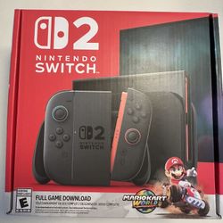 Nintendo Switch 2 Mariokart Bundle New