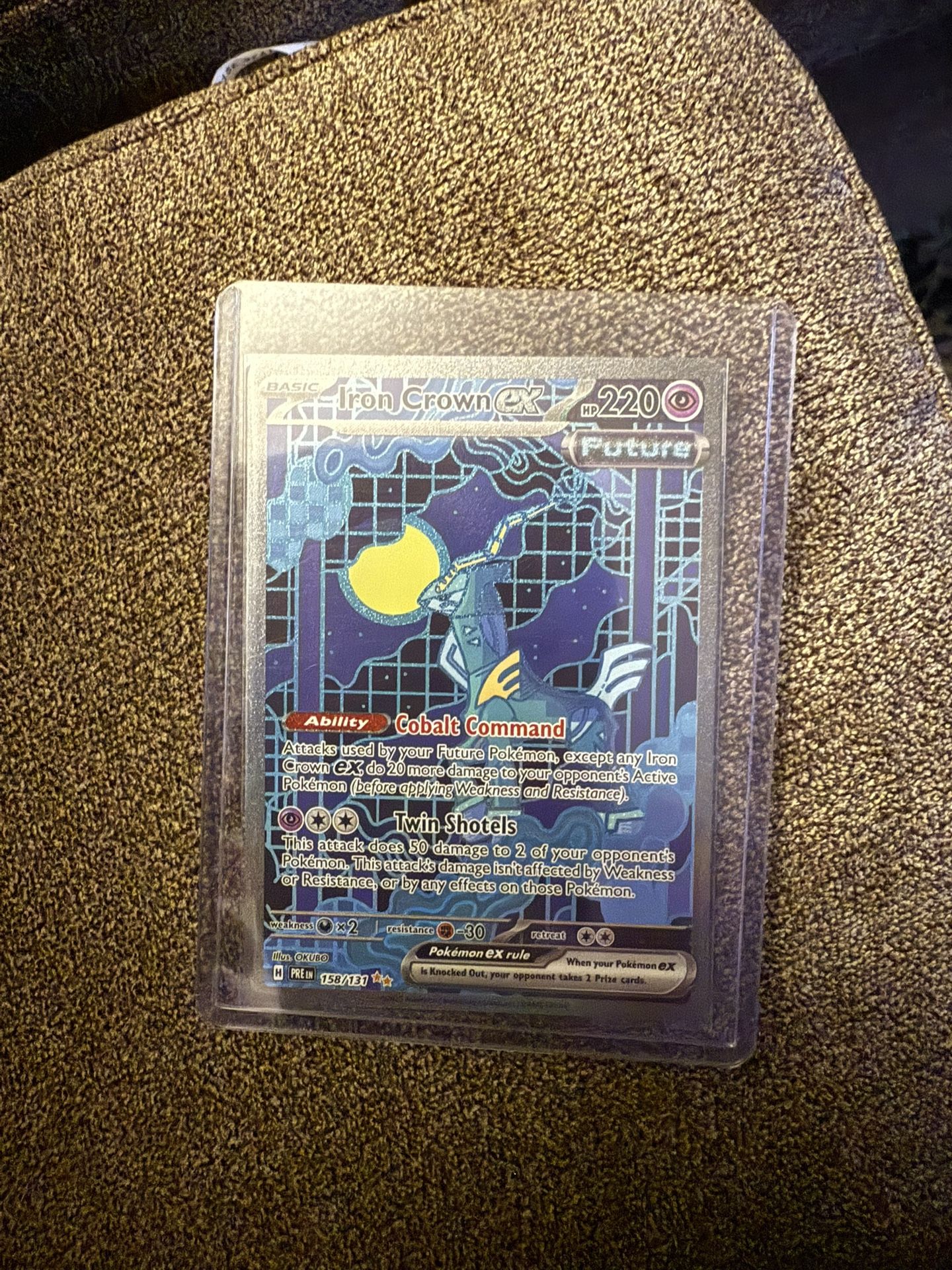 Iron crowns ex Pokemon Card