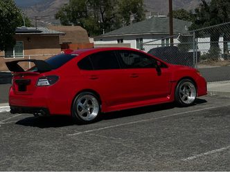 2017 Subaru WRX Red Sedan Modified