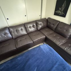 Leather Sofa 6 seater 