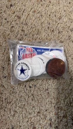 Vintage 1994 NFL Laserform Foil Stamped Milk Caps Pogs - COMPLETE OPENED SET