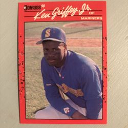 1990 Donruss  Ken Griffey Jr Rookie Card With Misprints And Errors Rare #365