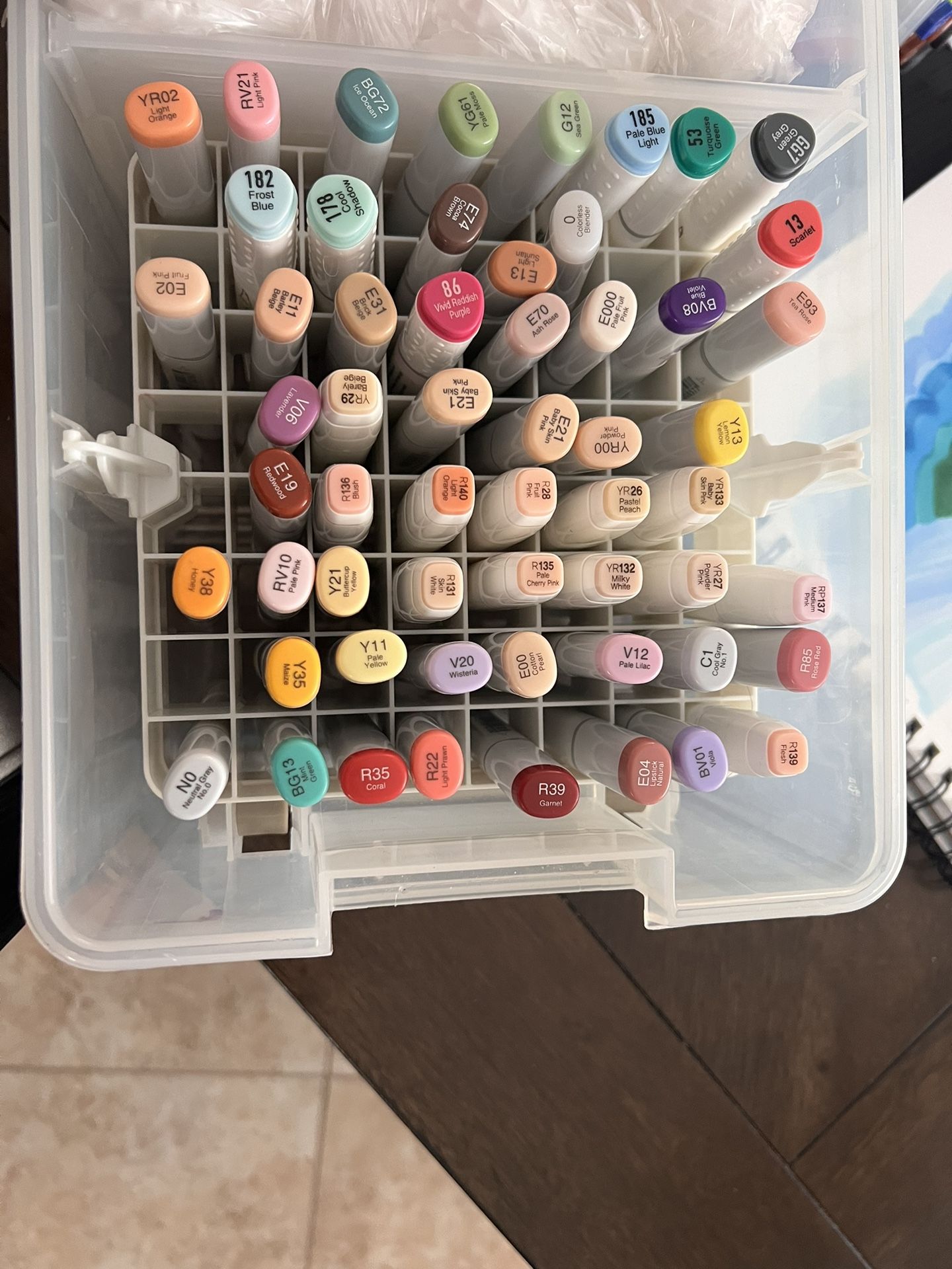 Copic Markers Brush Dual Tips 57 Markers