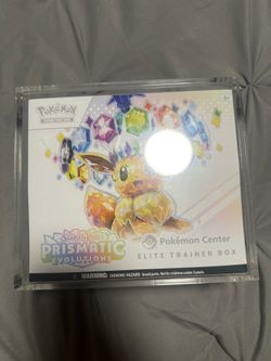 Prismatic Evolutions Pokemon Center Elite Trainer Box